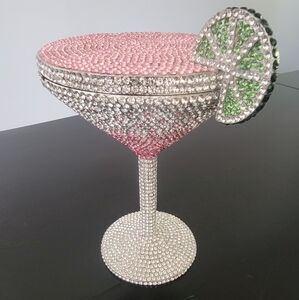 Martini Style Embellished Clutch